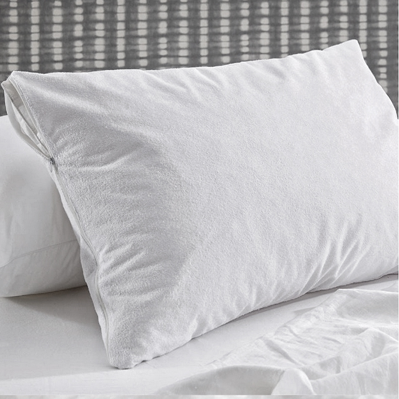 50/50 Polycotton vattentät Terry Towing Hotel Pillow Protector