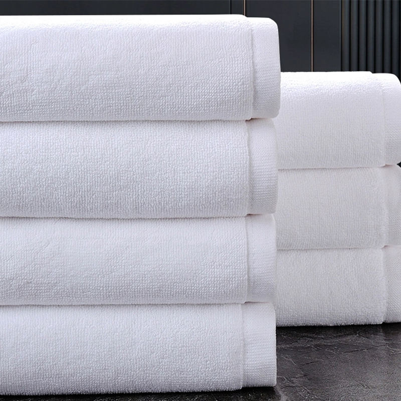 32S/2 dubbel slinga Pure Cotton Crisp White Bath Handel Hotel