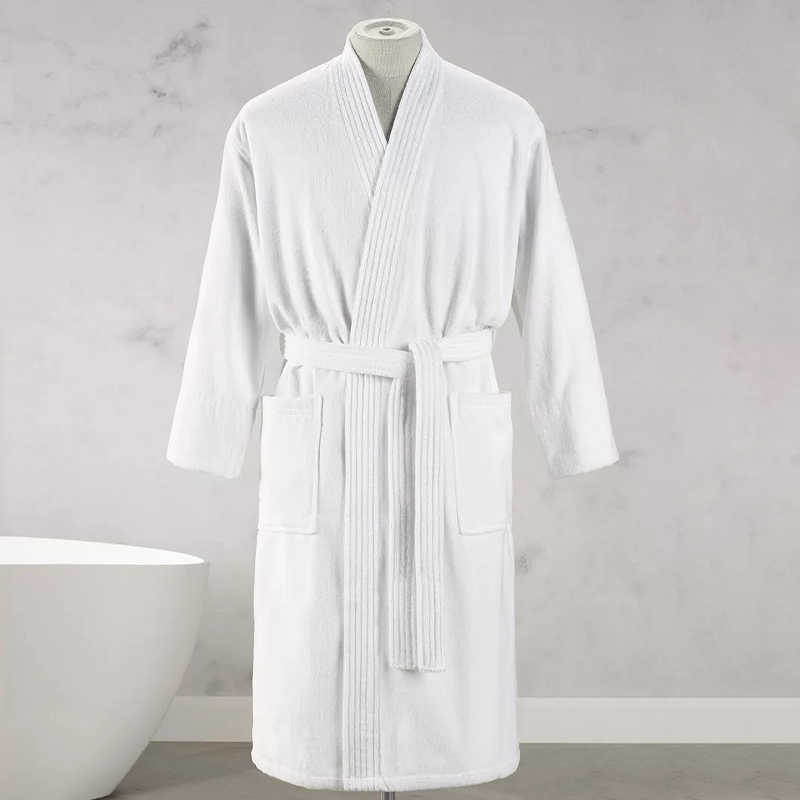 Pure Cotton Pure White Hotel och Spa Velor Bath Robe
