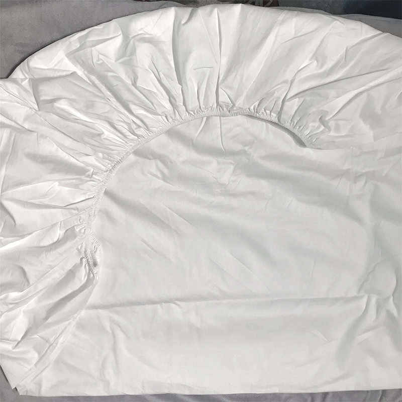 Deluxe 100 Combed Cotton White Sateen 400T Hotel monterat lakan