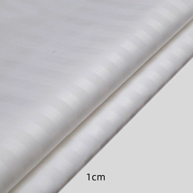 Lång stapel bomull TC330 satin randig hotell textil sängkläder